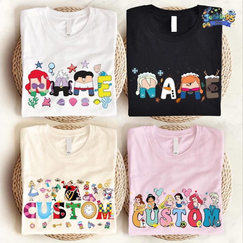 Personalized Name Disneyland Family Trip Shirt, Walt Disneyworld Shirt, Disneyland Family Matching Tee, Disneyland characters shirt image 3