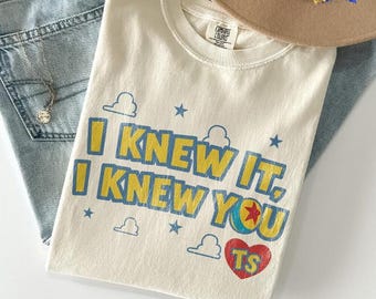 Vintage I Knew It I Knew You Shirt, TS and Toy Story 5 Friendship Shirt, Woody Buzz Lightyear Tee, Disneyland Toy Story Family Matching Tee