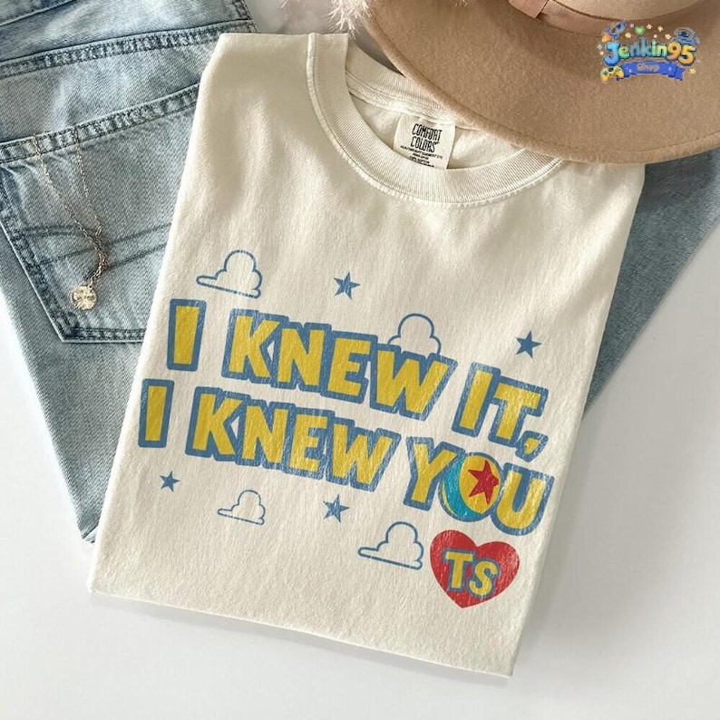Vintage I Knew It I Knew You Shirt, TS and Toy Story 5 Friendship Shirt, Woody Buzz Lightyear Tee, Disneyland Toy Story Family Matching Tee image 1