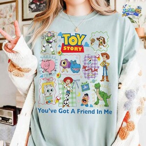 Coquette Bow Disneyland Toy Story 5 T-Shirt, Vintage Toy Story 5 Movie 2026 Tee, Buzz Lightyear Woody, Toy Story, You've Got a Friend In Me image 3