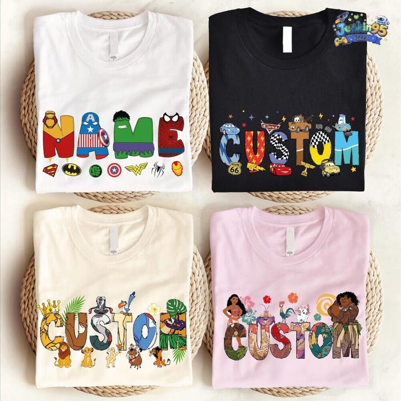 Personalized Name Disneyland Family Trip Shirt, Walt Disneyworld Shirt, Disneyland Family Matching Tee, Disneyland characters shirt image 2