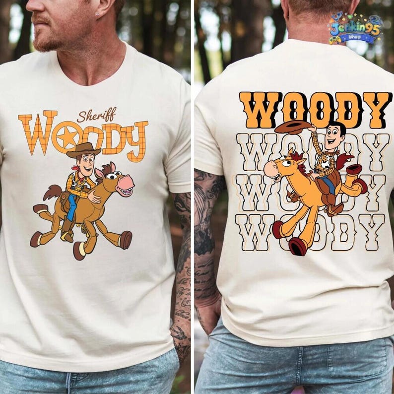 Camiseta de Woody el Sheriff de Toy Story de Disneyland, Camiseta de Personajes de Toy Story, Camiseta para Viaje a Disneyland, Camiseta de Toy Story, Camiseta de Woody del Oeste, Camiseta de Pixar imagen 1
