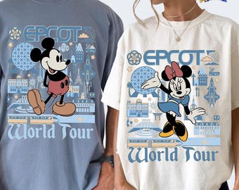 Disneyland Epcot Shirt, Mickey And Friends Shirt, Disneyland Family Trip 2026, Magic KingdomTee, Retro Epcot Mickey and Friends Shirt