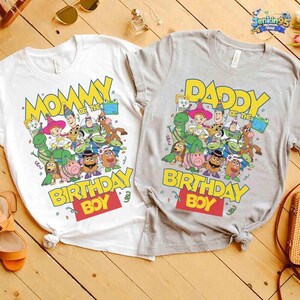 Personalized Disneyland Toy Story 5 Birthday Shirt, Custom Disneyland Woody Buzz Lilypad Birthday Present, Disneyland Family Birthday tee image 4
