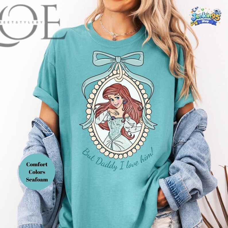 Vintage Disneyland Princess Shirt, Cinderella Snow White Ariel Belle Rapunzel Jasmine Anna Tee, Girl Disneytrip Tee, Princess Castle Sketch image 4