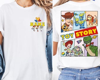 Personalized Disneyland Toy Story Character Shirt, Disneyland Family matching Shirt, Toy Story Birthday Shirt, Disneyland Characters Shirt