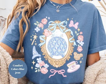 Coquette Bow Disneyland Epcot T-shirt, Disneyland Epcot World Tour Tee, Disneyland Epcot World Tour Family Trip, Walt Disneyworld Tour