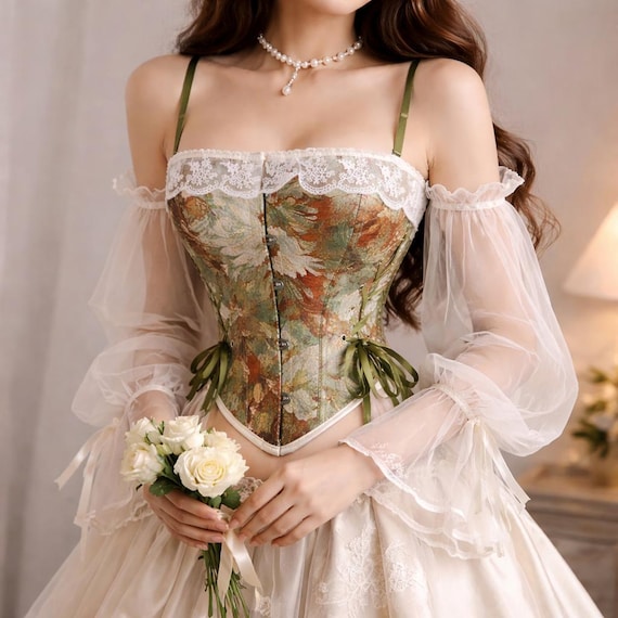vintage floral corset dress Buy Romantic Print With Adjustable Ribbons – Bridal and Evening Wear-vintage Floral Corset Top for Women-gift for Her Online in India Joelle Wooden Frame Crossbody Mini dress Colour:BITTER CHOCOLATE Our Valentines collection is colour:Polka Dot