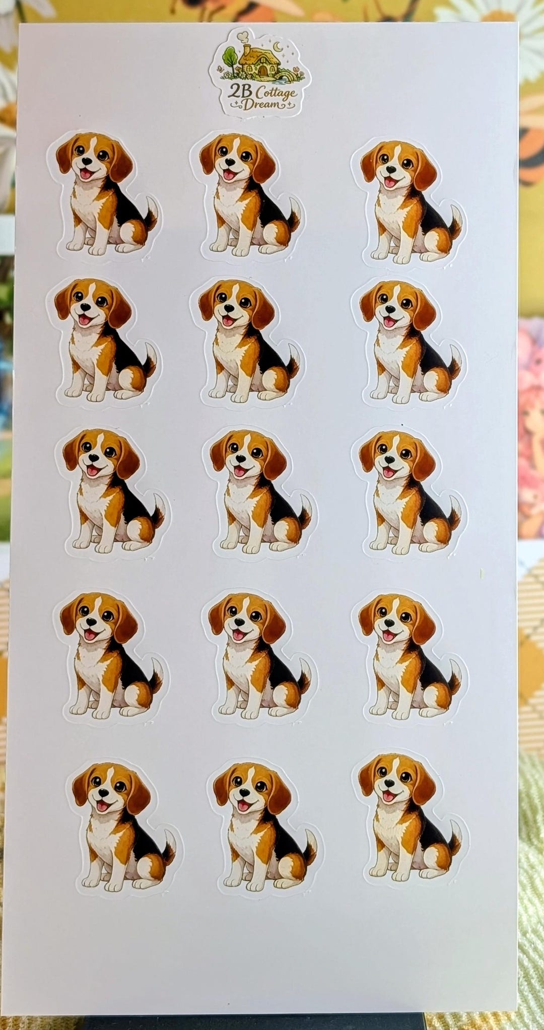 Beagle Sticker Sheet - Etsy