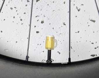 Presta Valve Caps Beer Mug Style - Sold in Pairs - Style & Protection - Road Bike, Triathlon, Gravel - RocketTT