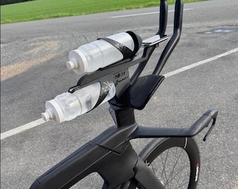 Soporte BTA ultra integrado para Van Rysel XCR TRI - Nylon de carbono 3D de alto rendimiento - Contrarreloj de triatlón - RocketTT