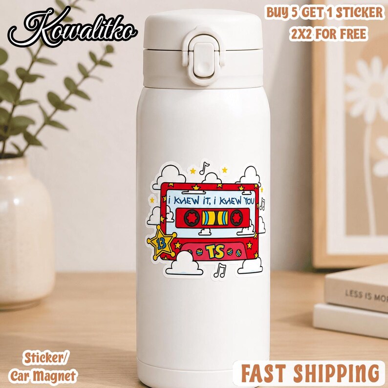 Toy Story 5 Sticker, I Knew It I Knew You Decal, Cute Cowboy Girl Movie Inspired Vinyl Sticker, Toy Friends Gift image 2