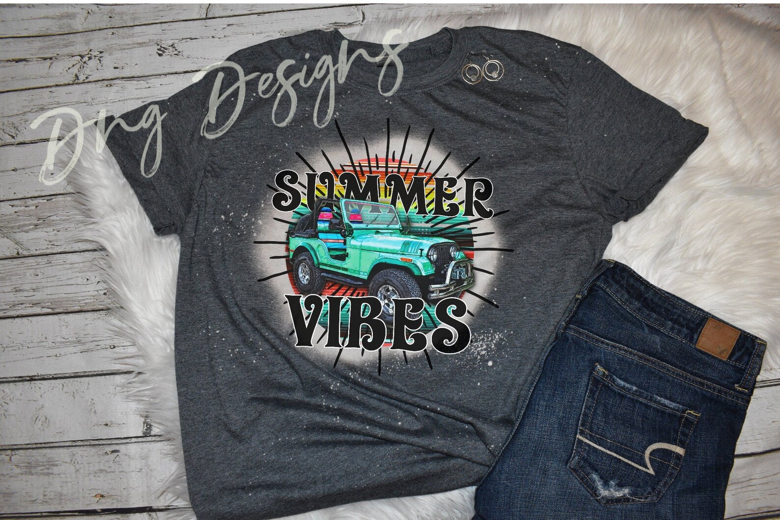 bleached jeep shirt
