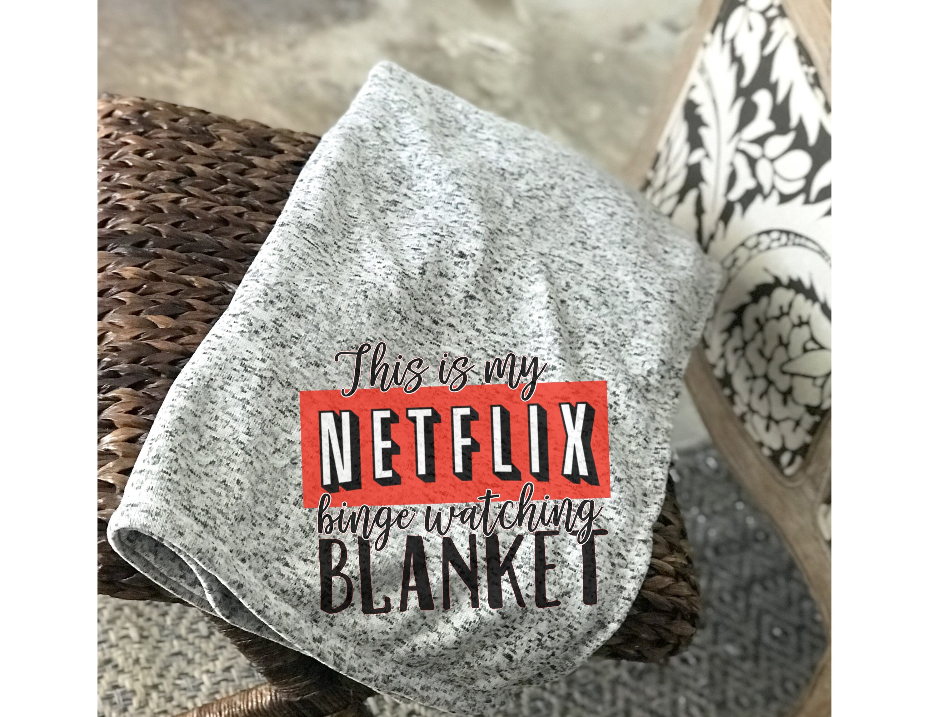 Fleece Throw Movie Watching Blanket Binge Watching Blanket Etsy