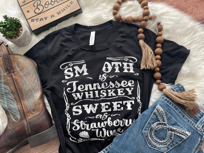 Distressed Country Shirt, Rodeo, Country Lyrics Tshirt,  Southern Country Shirt, Western Boutique, Concert Graphic Tee, Women's Graphic Tee 