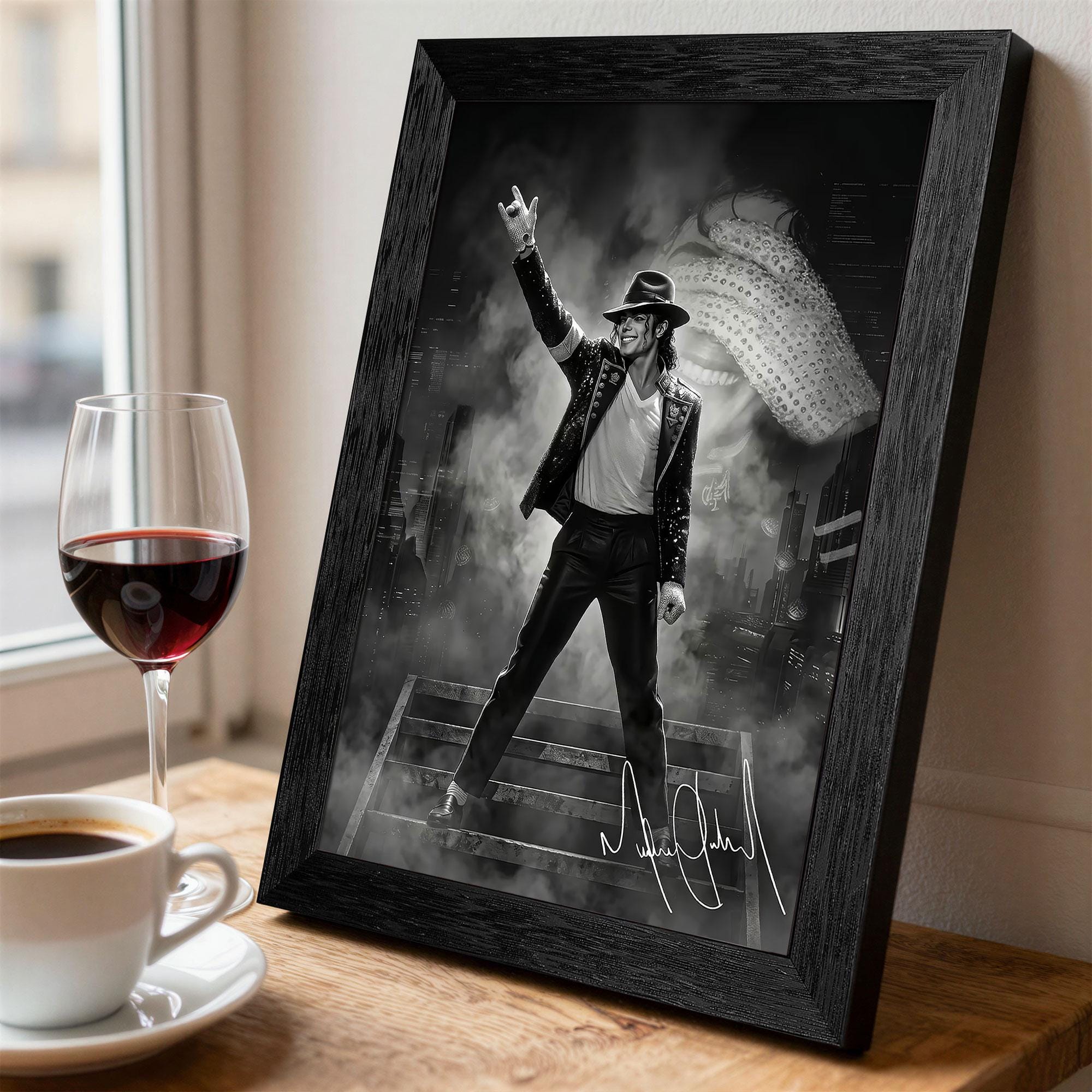 Michael Jackson Framed Wall Art - Etsy