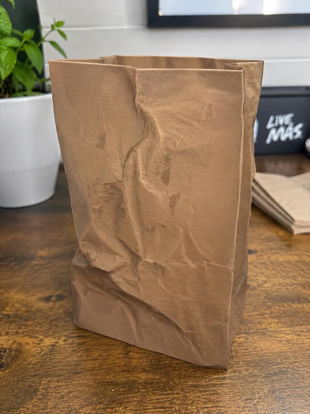 Hard Walled Paper Bag Decor