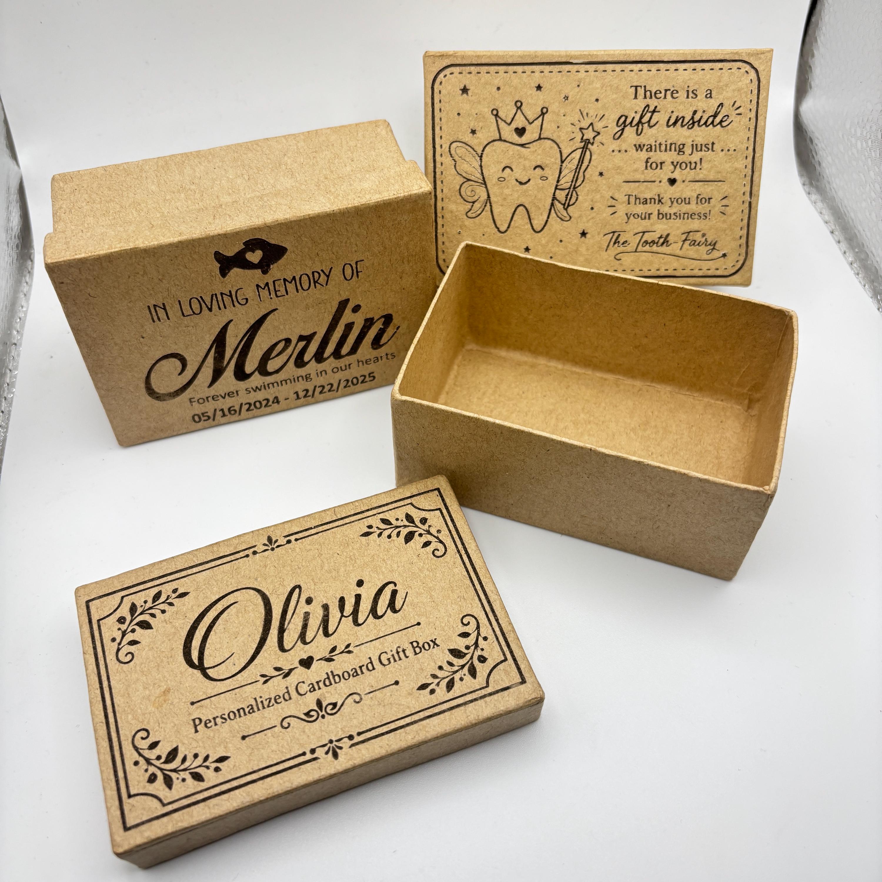 Mini Personalized Cardboard Gift Box