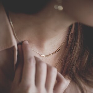 Constellation dainty necklace. Minimalist choker necklace, geometric jewelry 18kt Gold Filled image 5