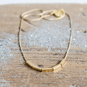 Constellation dainty necklace. Minimalist choker necklace, geometric jewelry 18kt Gold Filled image 2