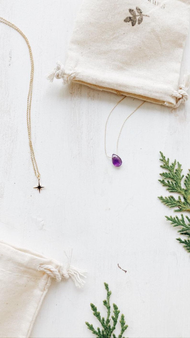 Starburst dainty necklace tiny star. North star necklace. Miscarriage memorial necklace. Celestial jewelry. Star choker