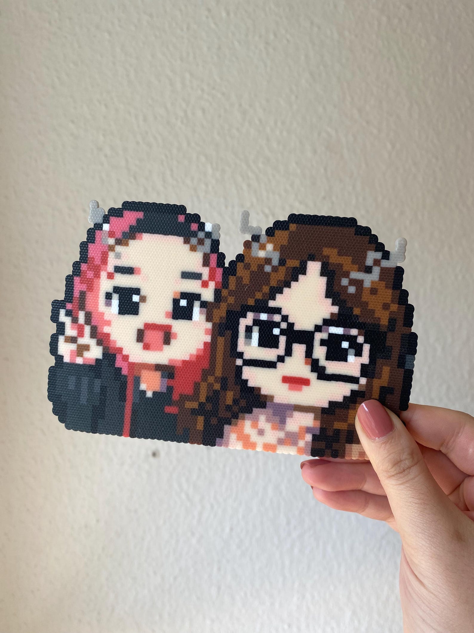 Pixel Handmade Things Custom Pixel Portrait From Your Photo — Handmade Perler Bead Art, Can ...