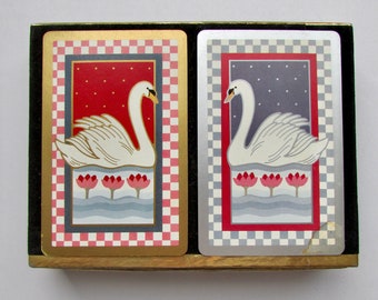 Swan Playing Cards Vintage Congress Designer Series