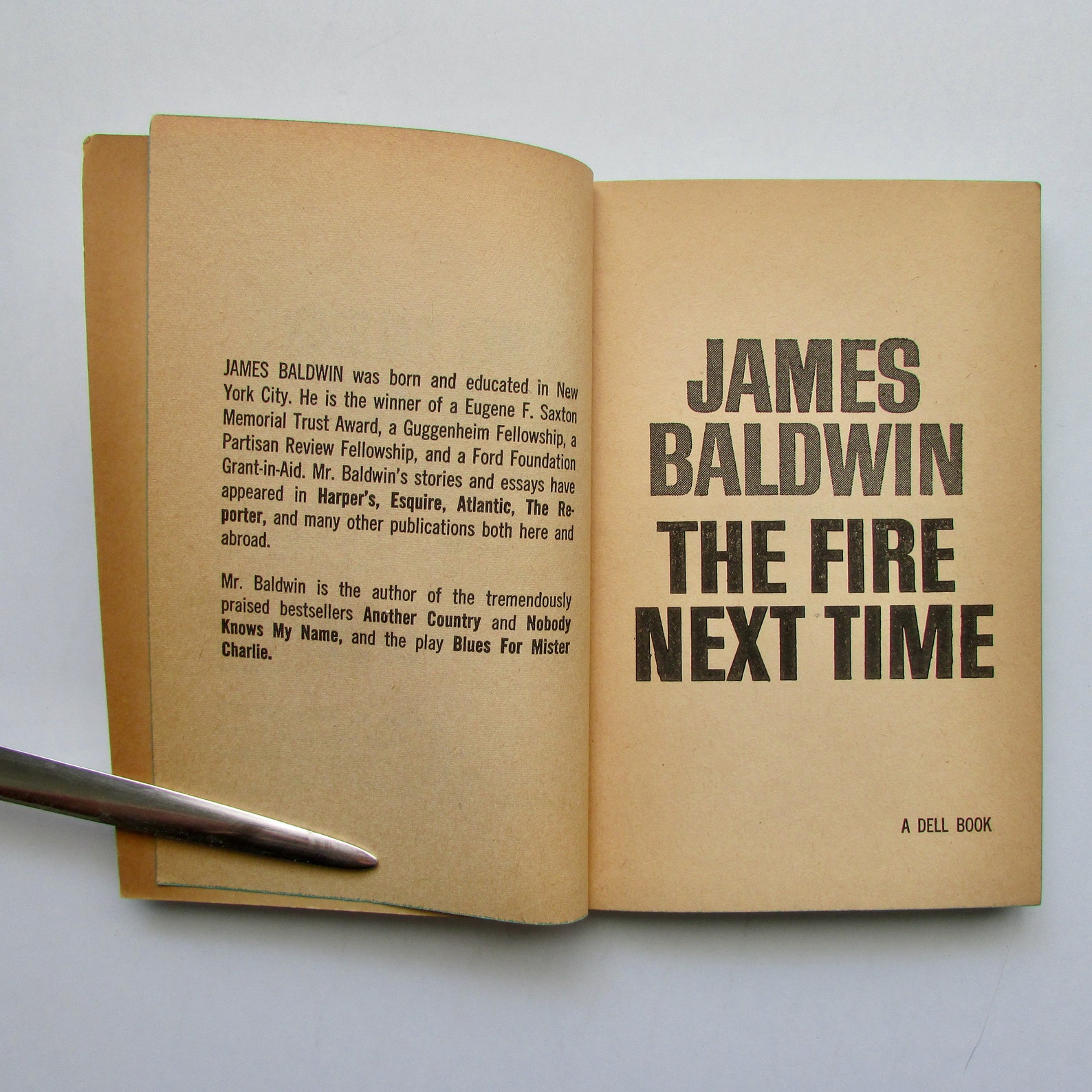 The Fire Next Time by James Baldwin 1964 Dell Paperback First Etsy