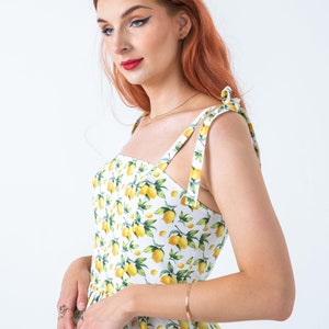 Lemon Dress-50s Pin up Summer - Etsy