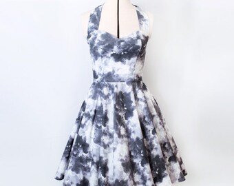 Sky cloud dress-50s rockabilly