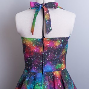 Rainbow space dress image 6