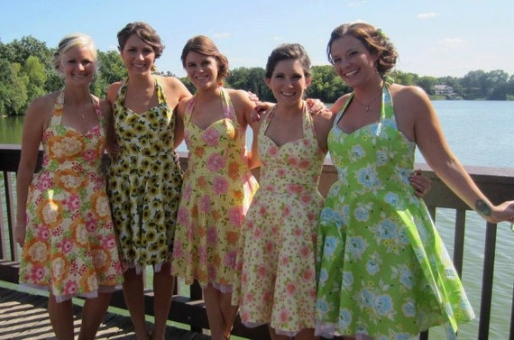 50s bridesmaid dresses