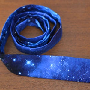 Galaxy print neck tie image 2