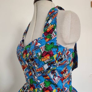 Marvel comic Superheros dress Womens halterneck image 5