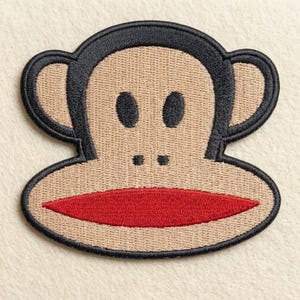 Y2K Cartoon Monkey Embroidered Iron On Patch for Hoodies, Jackets