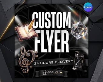 Custom Business Flyer Canva Template | Professional Ad Design (Instant Download)