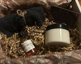 Sweet Desire Line of Body Oil and Fluffy Sugar Scrub Kit