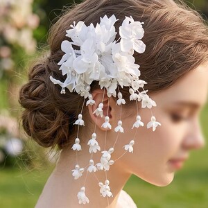 Lily of the Valley Hair Piece - Etsy display picture 1