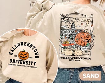 Retro Halloweentown Est 1998 Sweatshirt, Halloweentown University, Retro Halloweentown Sweatshirt, Fall Sweatshirt, Halloween Sweatshirt