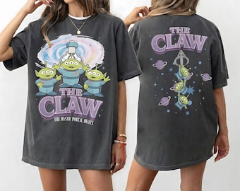 Vintage Toy Story Alien Shirt, The Claw Pizza Planet Tee, Disney Pixar Little Green Men Shirt, Comfort Colors Graphic Tee, Toy Story  Shirt