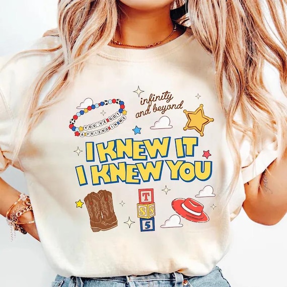 Retro I Knew It I Knew You Were Turning 5 Shirt, Swifts and Toy Story 5 Shirt, Disneyland Swifts Toy Story 5 Birthday,Toy Story Birthday tee
