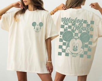 Comfort Colors® Retro Mickey & Co 1928 Shirt, Disneyland Handdrawn Tee, Daisy Donald Goofy, Mickey And Friends Family Shirt, Disney Gift