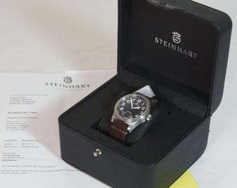 Steinhart eta 6498 17 Jewels Swiss Made Gent’s Military Manual Wind Wristwatch