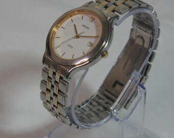 Working Gent’s Seiko Spirit 7N22-6B30 Quartz Date Stainless Steel Wristwatch