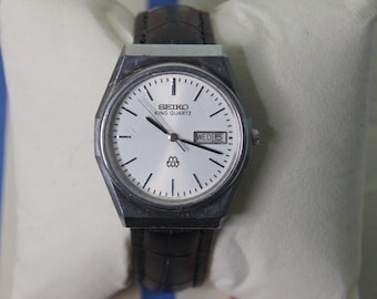 1982 Seiko King Twin Quartz Gent's Watch 9443-7000 “A4” Watch Japan