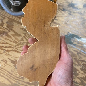 reclaimed wood jersey cutout / pine image 7