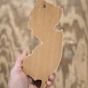 reclaimed wood jersey cutout / pine image 1