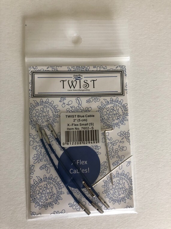 ChiaoGoo Twist Blue Cable X-Flex Small 5/",6/" 8/"