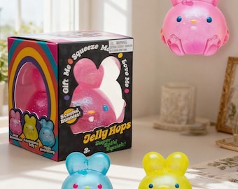 Kawaii Kaninchen Stressball, Einzigartiges Geschenk zur Angstlinderung und Spaß