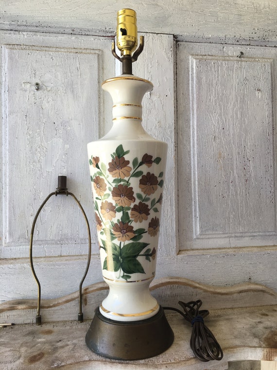 Vintage Porcelain Table Lamp Hand, Antique Porcelain Lamps